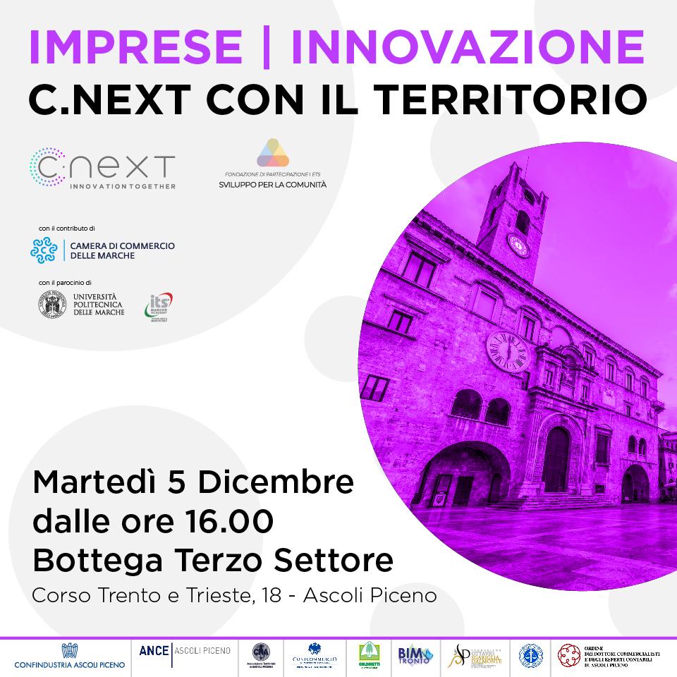 C.Next con il Piceno - incontro di presentazione martedì 5 dicembre 2023