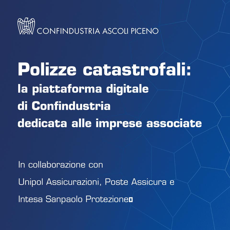 Polizze catastrofali: la piattaforma digitale dedicata alle imprese associate