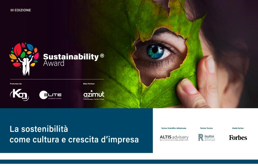 Fino al 31 luglio per candidarsi al Sustainability Award