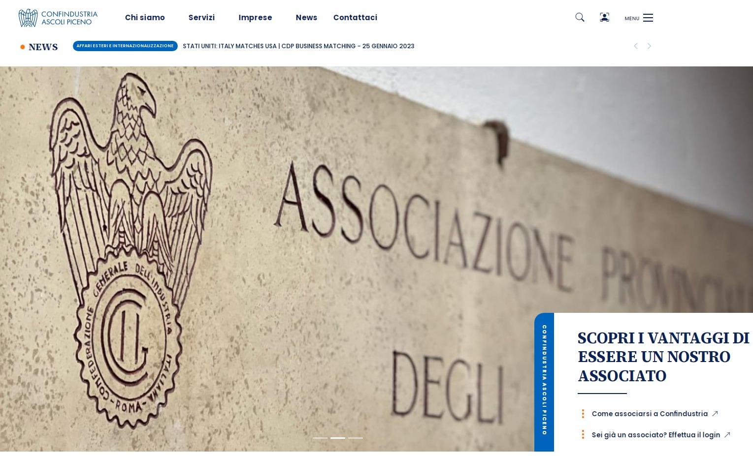 Online il nuovo portale di Confindustria Ascoli Piceno